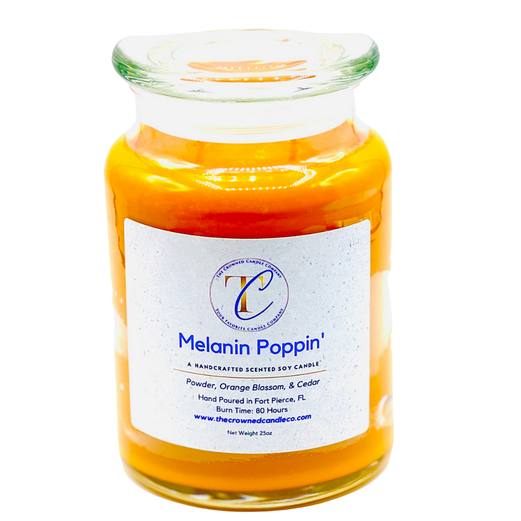 Melanin Poppin Soy Candle (9 & 32 oz)