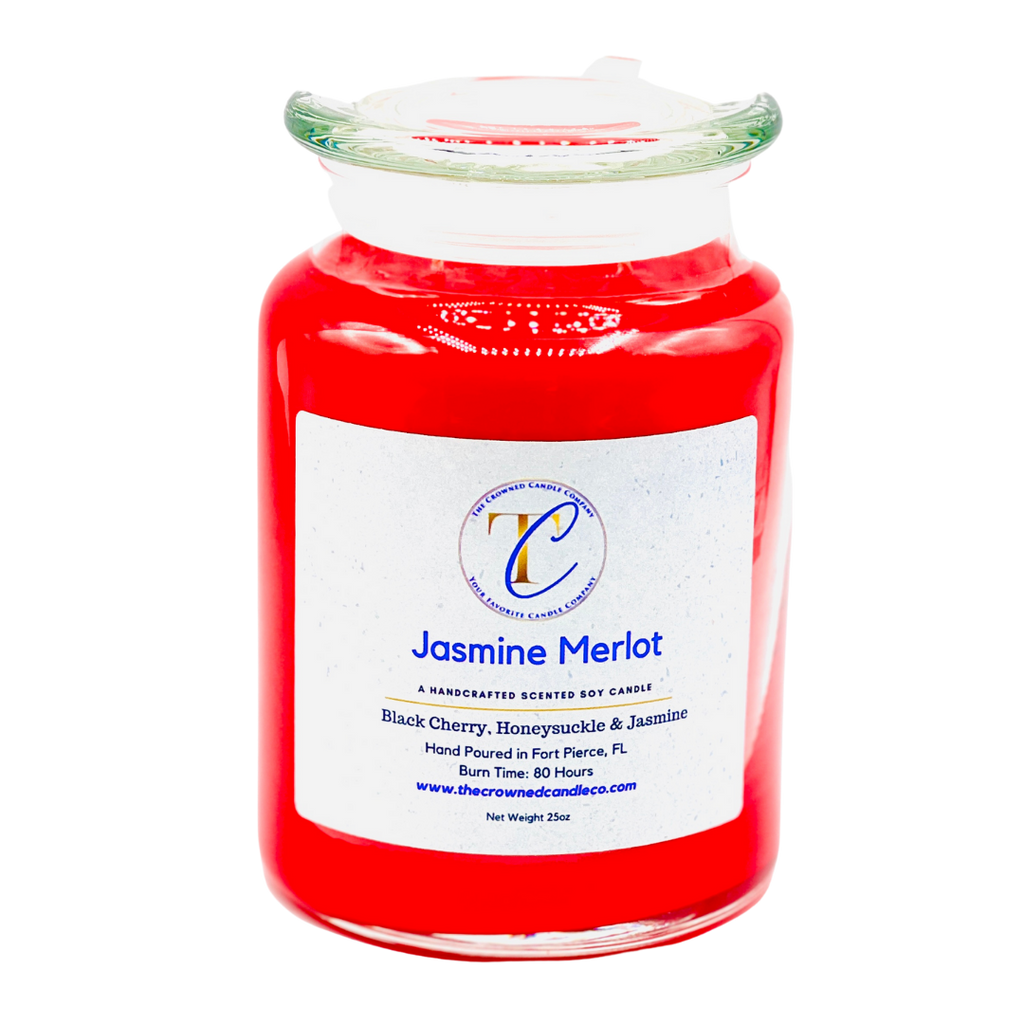 Jasmine Merlot Soy Candle (9 & 32 oz)