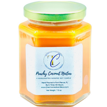 Load image into Gallery viewer, Peachy Coconut Nectar Soy Candle (9 &amp; 32 oz)
