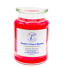 Load image into Gallery viewer, Queen&#39;s Cherry Blossom Soy Candle (9 &amp; 32 oz)
